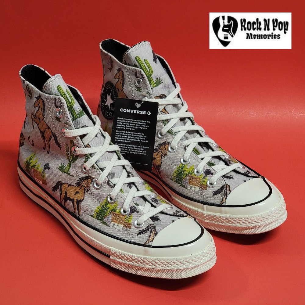 Converse Chuck 70 Hi Wild Horses 169819C Size 9.5 Men's  Sneakers